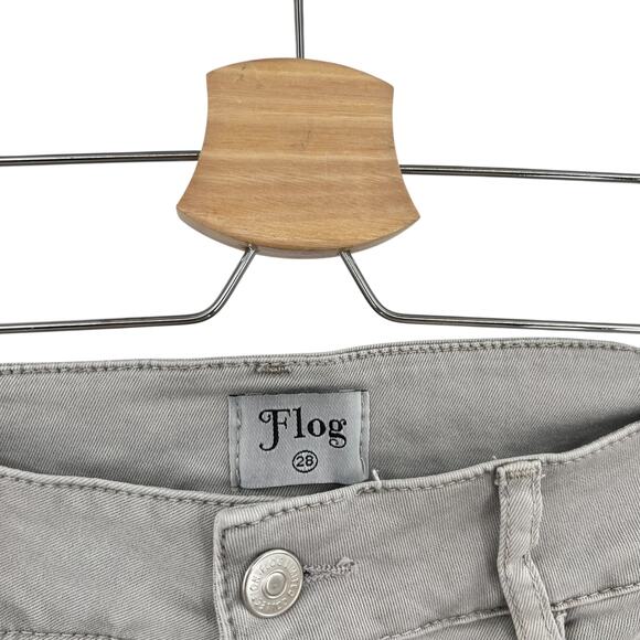 Bevy Flog Kim Cargo Shorts‎ Pockets Cotton Stretch Gray Size 28 - Picture 9 of 11